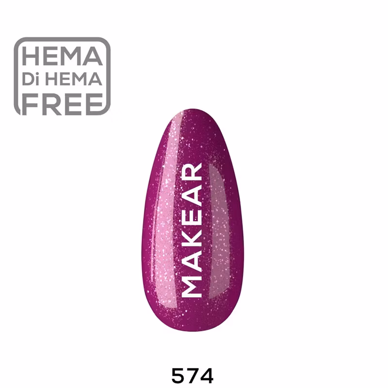 Makear Gellack - Nr 574 - 8ml Hema Free