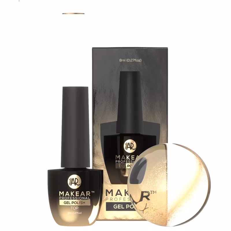Makear Gellack Top Cat Eye Gold - 8ml Hema Free