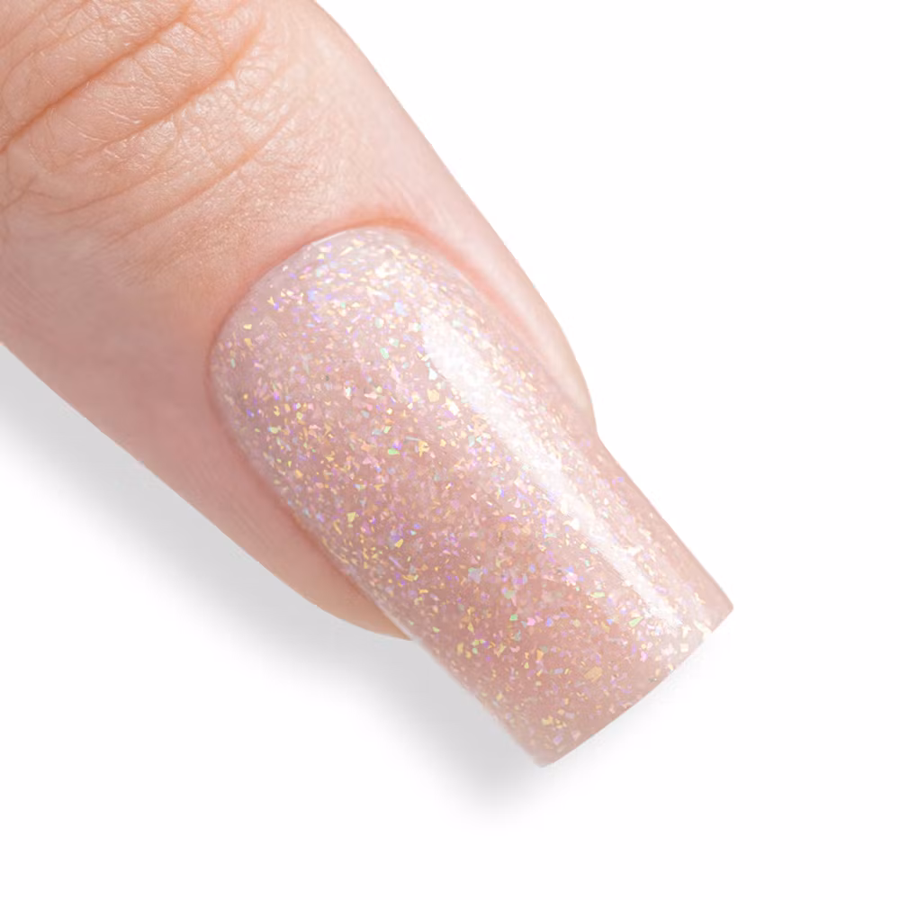AlleLac Max Smart Builder Gel - Glitter Nude - 45g