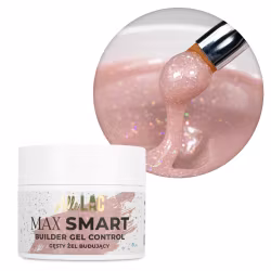 AlleLac Max Smart Builder Gel - Glitter Nude - 45g