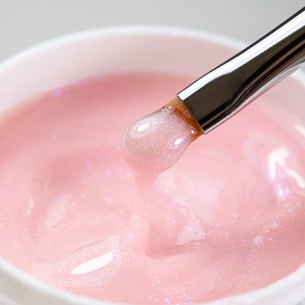 AlleLac Max Smart Builder Gel - Glitter Nude - 45g