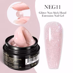 Non Stick Gel - Nude Glitter - 15ml