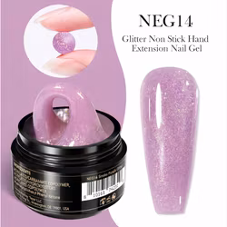 Non Stick Gel - Smoke Purple Glitter - 15ml