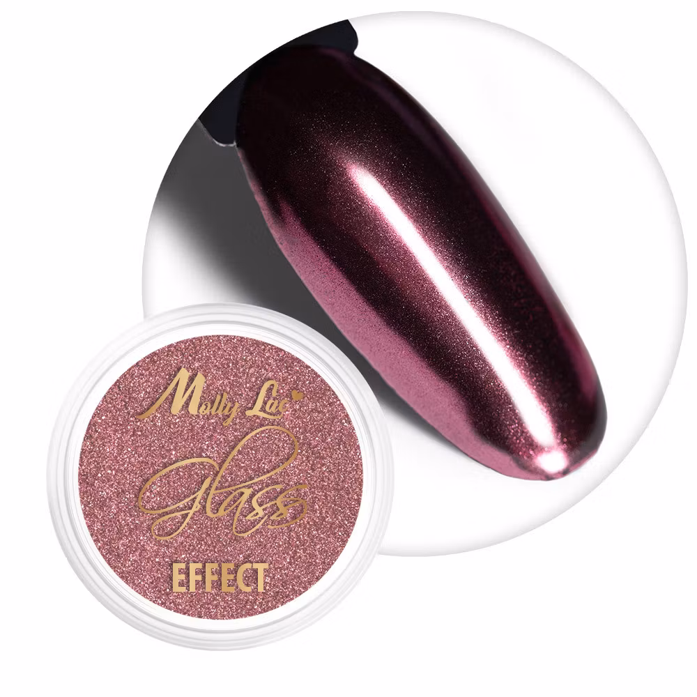 Glass Chrome Mirror Effect Powder - Deep Pink