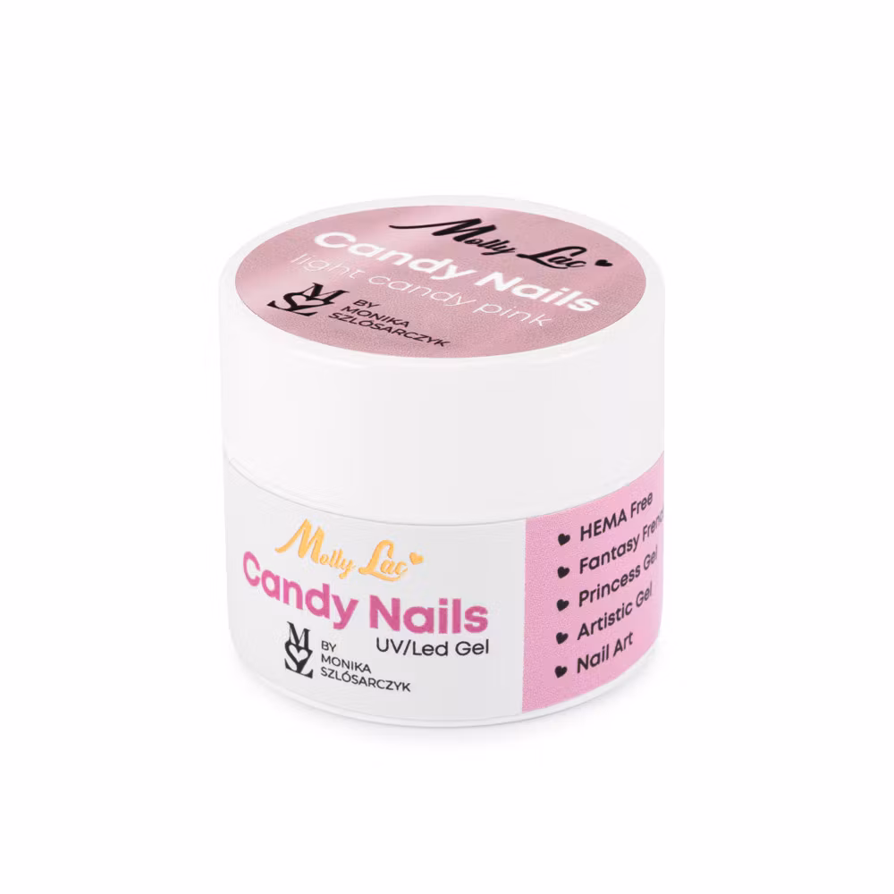 Gellack - Candy Nails Light Pink - 5g Hema Free