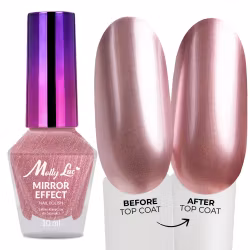 Vanligt Nagllack - Mirror Effect Pink Rosé - Hema Free - 10g