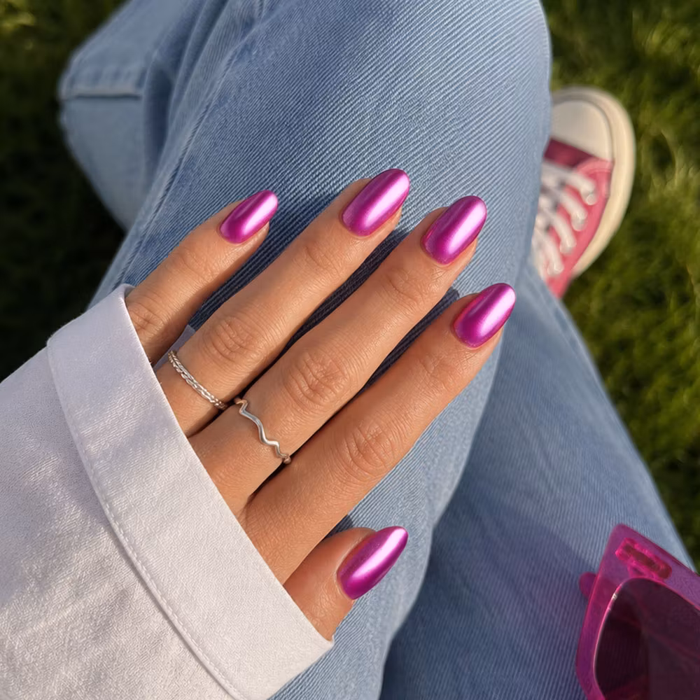 Gellack Mirror Effect Clear Purple - Hema Free - 10g