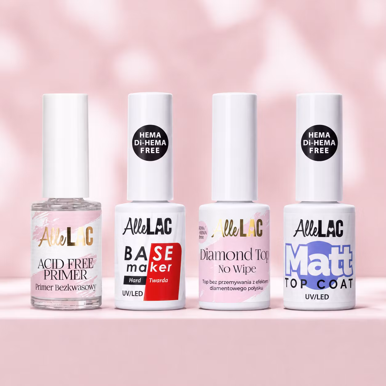 Gellack Kit - Primer, Base & Toplack - Hema Free