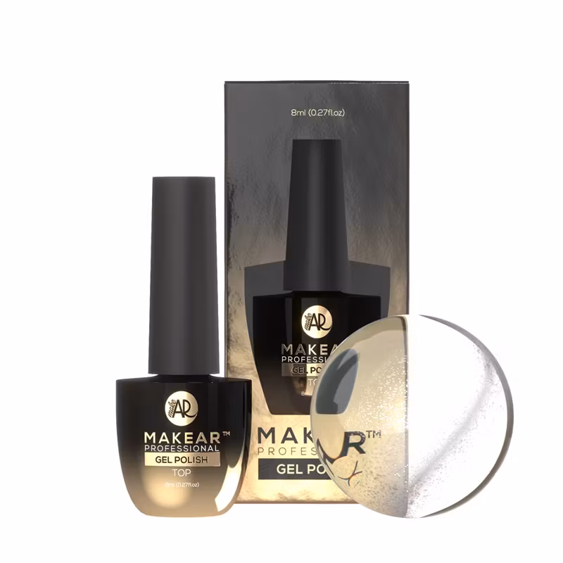Makear Gellack Top Cat Eye Silver - 8ml Hema Free