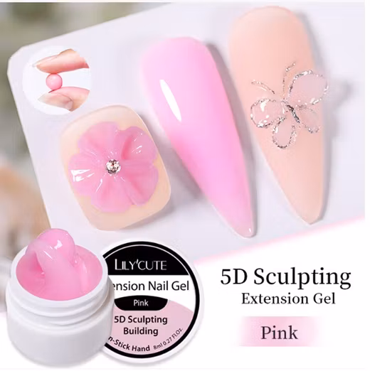 Non Stick Gel - 5D Sculpting - Pink 8 ml