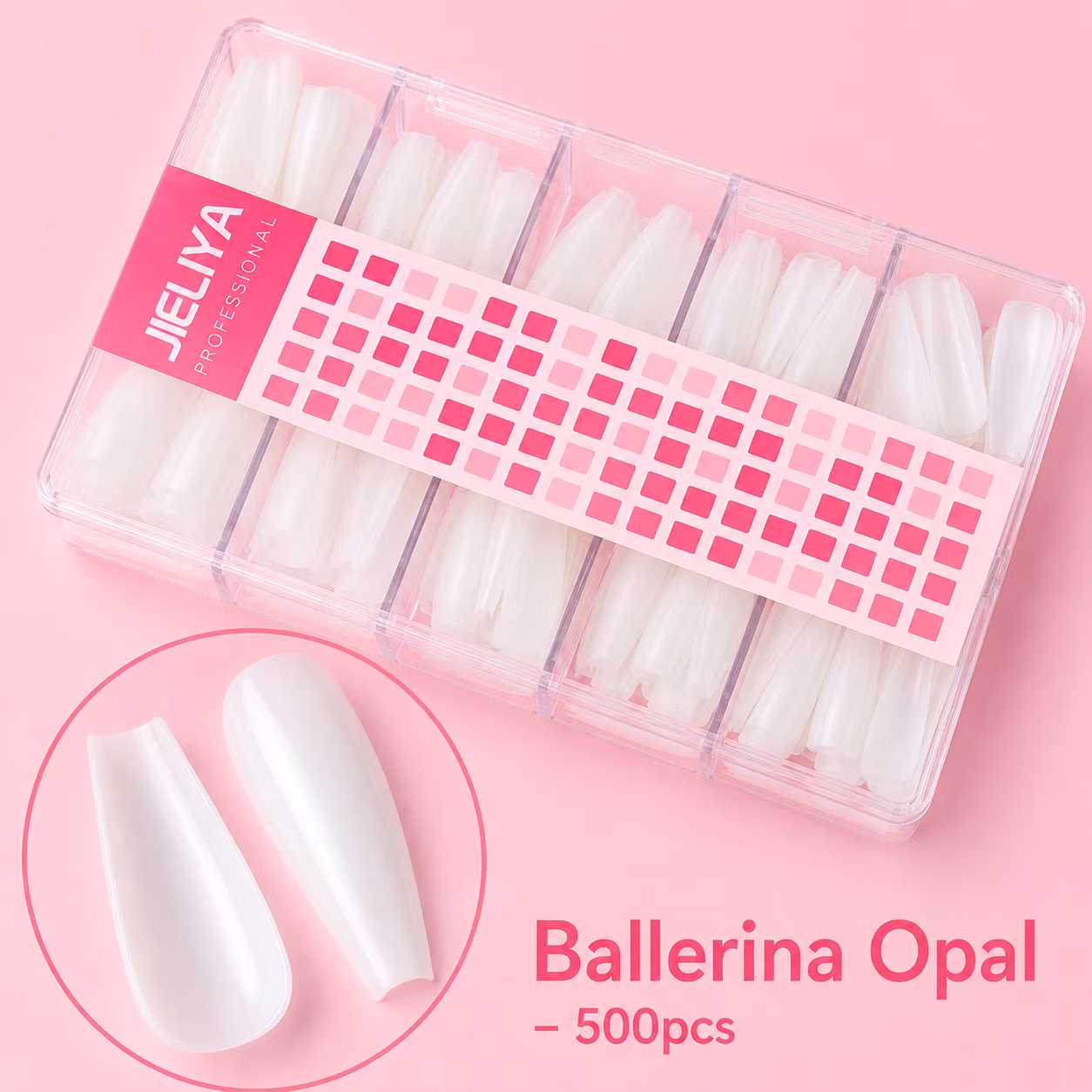 500pcs Ballerina Opal Medium - 12 storlekar