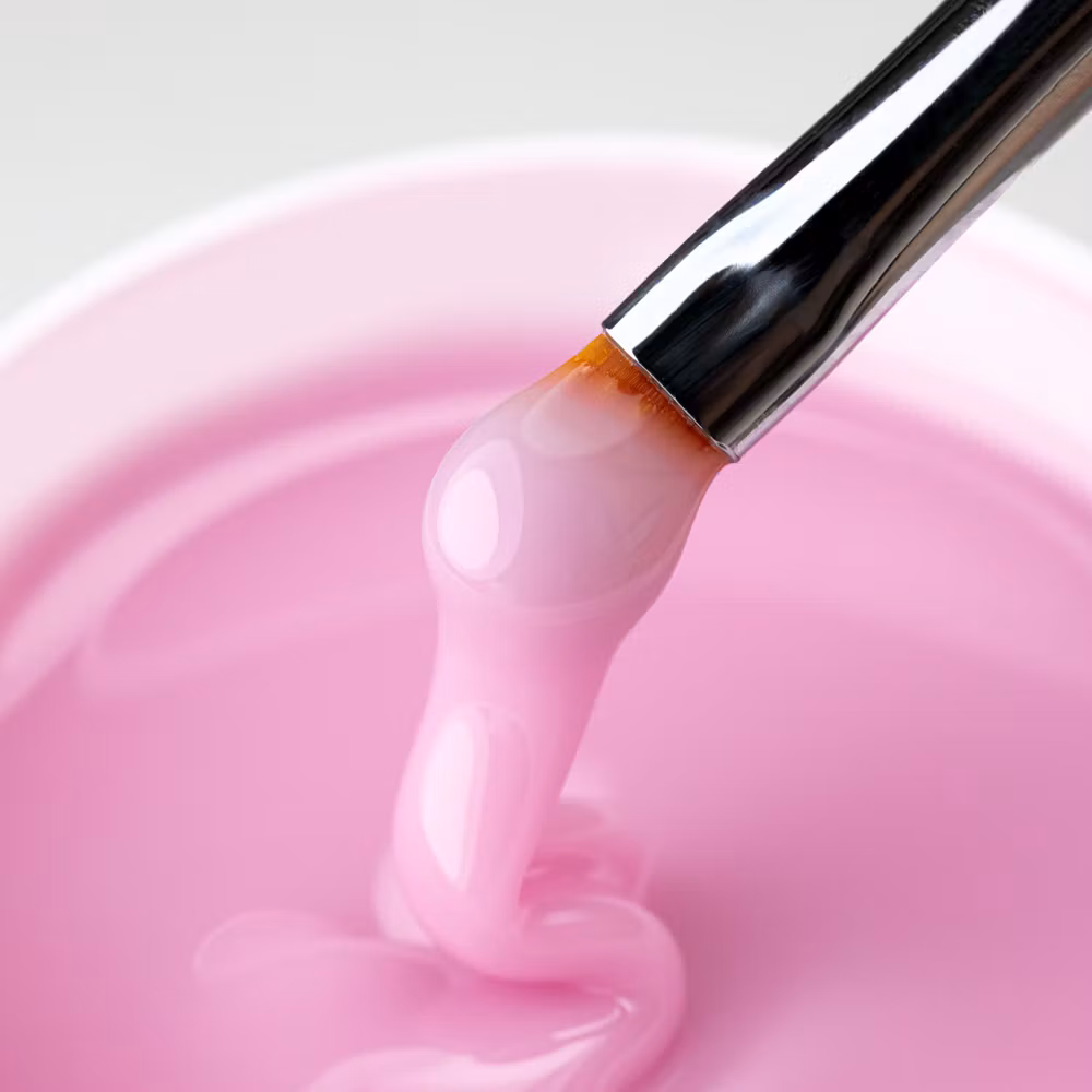Extension Gel - Self-Leveling Gel - Soft Pink 30g Hema Free