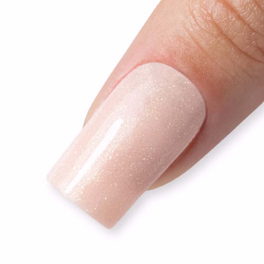 Quick Building Gel - Nude Glitter -15g