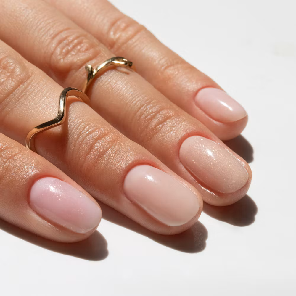 Quick Building Gel - Nude Glitter -15g
