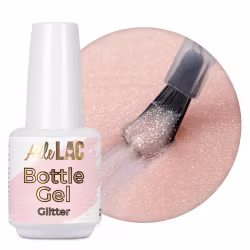 Quick Building Gel - Nude Glitter -15g