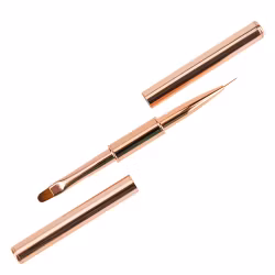 Pensel Dubbelsidig - 6mm rundad + 9mm dekor