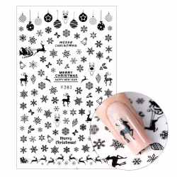 Christmas Stickers - Juliga Stickers - Renar, snöflingor m.m