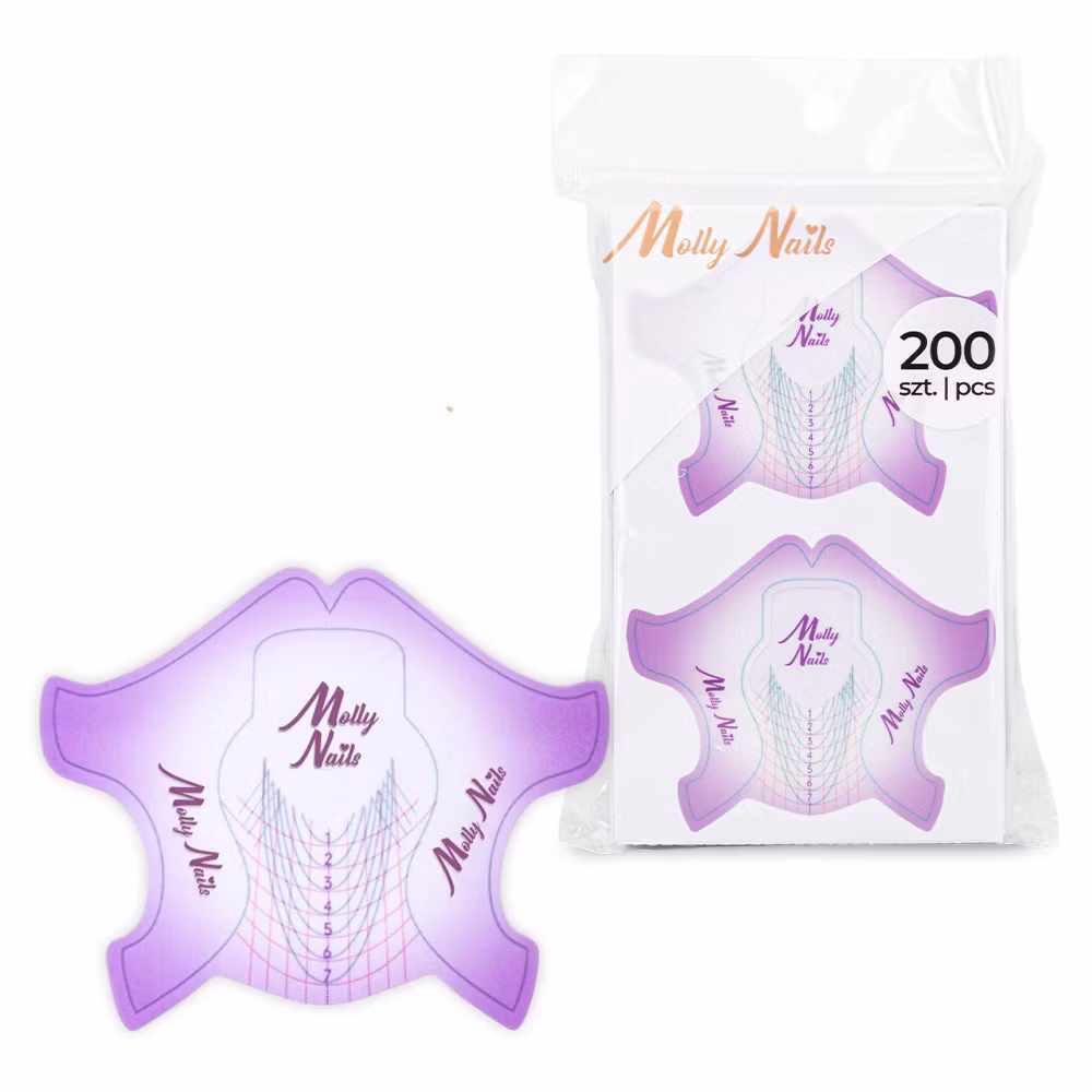 200-pack Nagelmallar 63mm lång