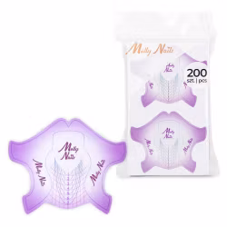 200-pack Nagelmallar 63mm lång