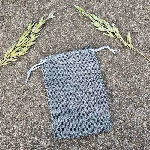 Större påse i juteimitation