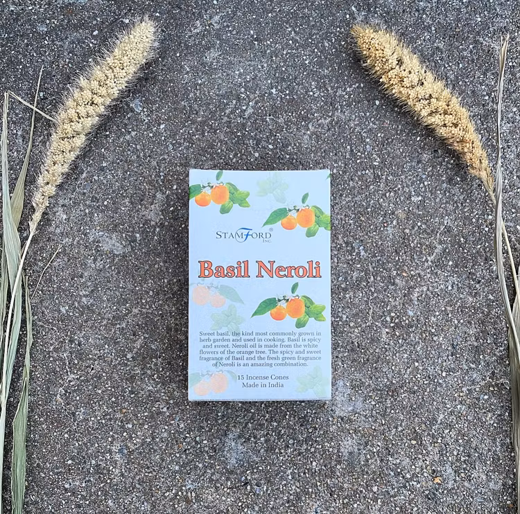Basilika & Neroli rökelsekoner (Stamford)