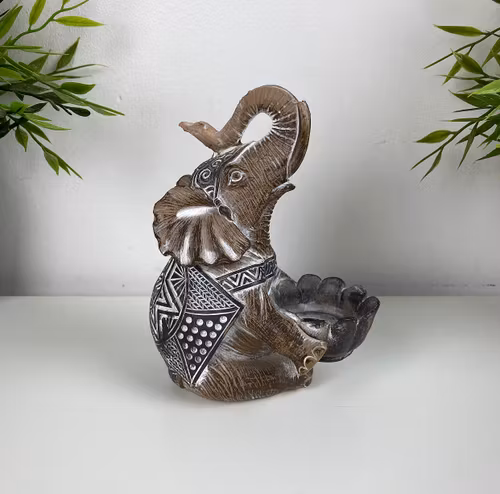 FÖRBESTÄLLNING elefant ljushållare