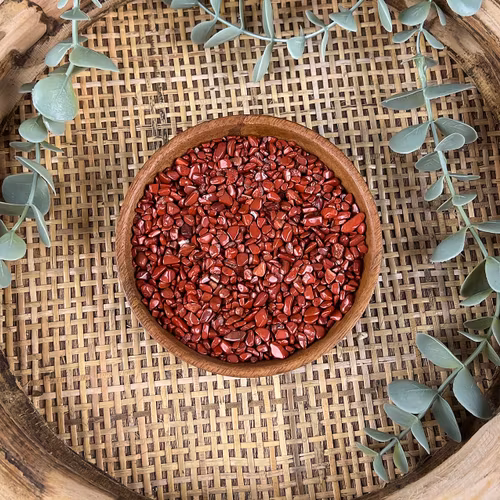 Stenchips Röd Jaspis