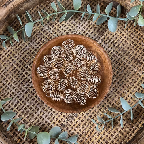 Stenbur guldpläterad