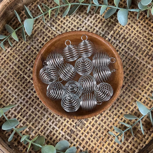 Stenbur silverpläterad (större)