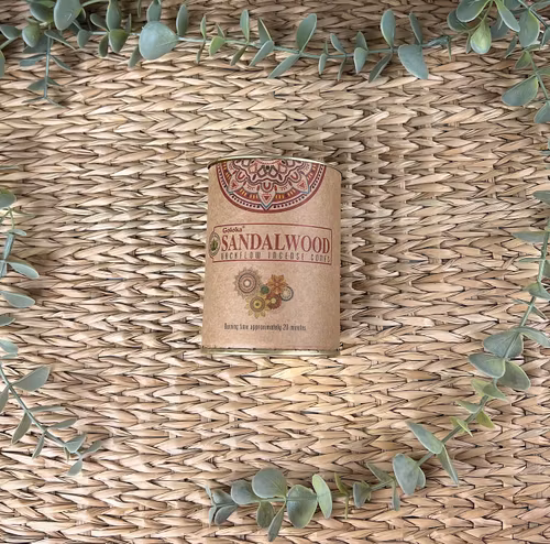 Rökelsekoner backflow Goloka Sandelträ (Sandalwood)