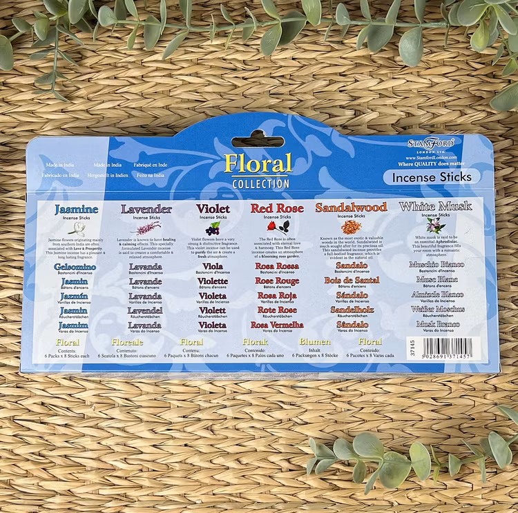 Rökelsepinnar Stamford 6-pack Blommigt (Floral)
