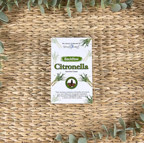 Citronella BACKFLOW rökelsekoner (Stamford)