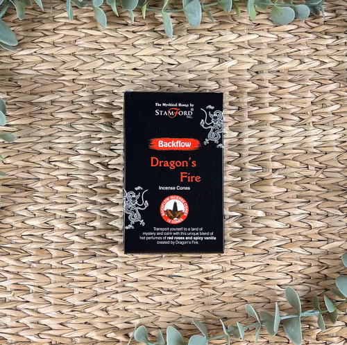 Drakens Eld (Dragons Fire) BACKFLOW rökelsekoner (Stamford)