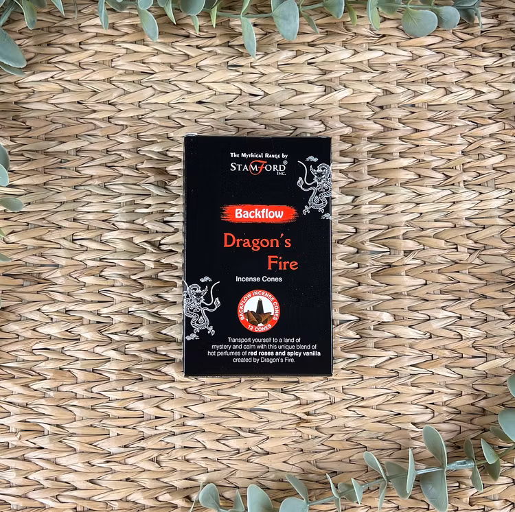 Drakens Eld (Dragons Fire) BACKFLOW rökelsekoner (Stamford)