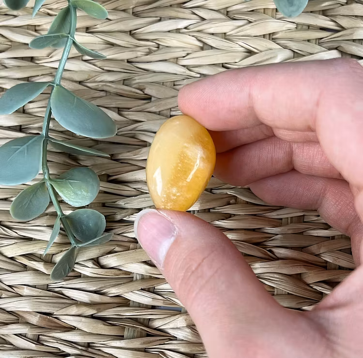 Orange kalcit (mellan)