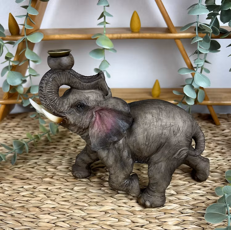 BACKFLOW rökelsehållare elefant