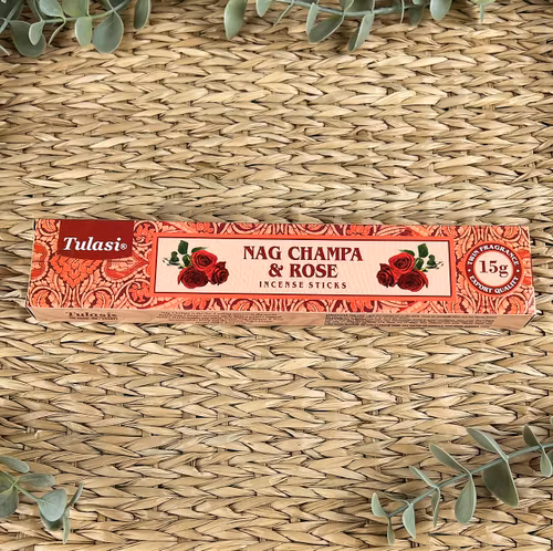 Ros/Nag Champa rökelsepinnar (Tulasi)