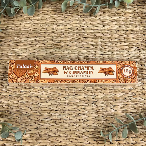 Kanel/Nag Champa rökelsepinnar (Tulasi)
