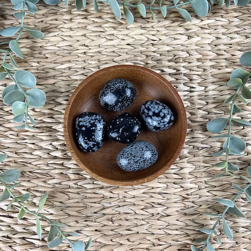 Snöflingeobsidian ”kramis”/cuddle