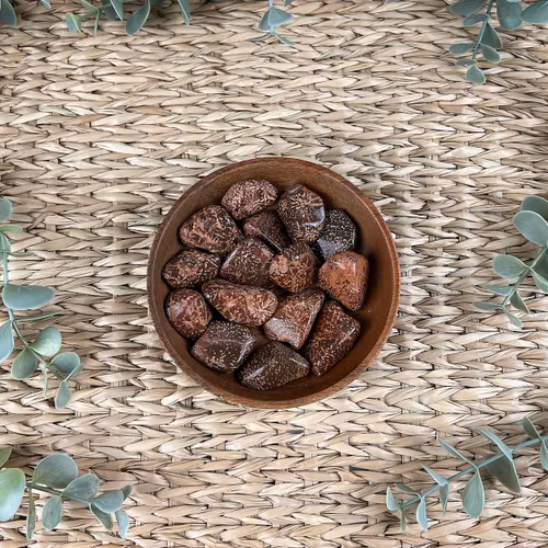 Stjärnjaspis trumlad (mellan)