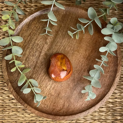 Polykromjaspis meditationssten (handsten) T