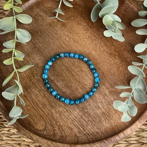 Stenarmband av apatit (6 mm) B
