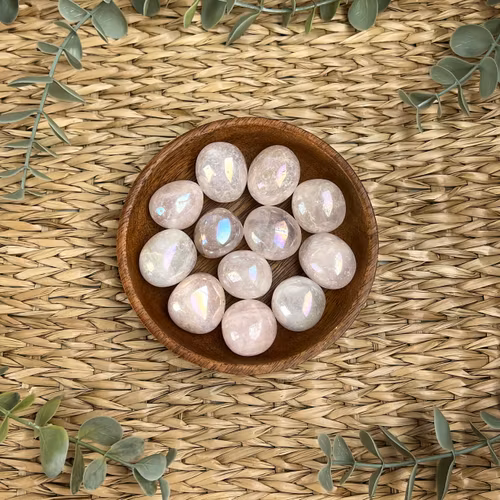 Angel aura rosenkvarts "kramis"/cuddle