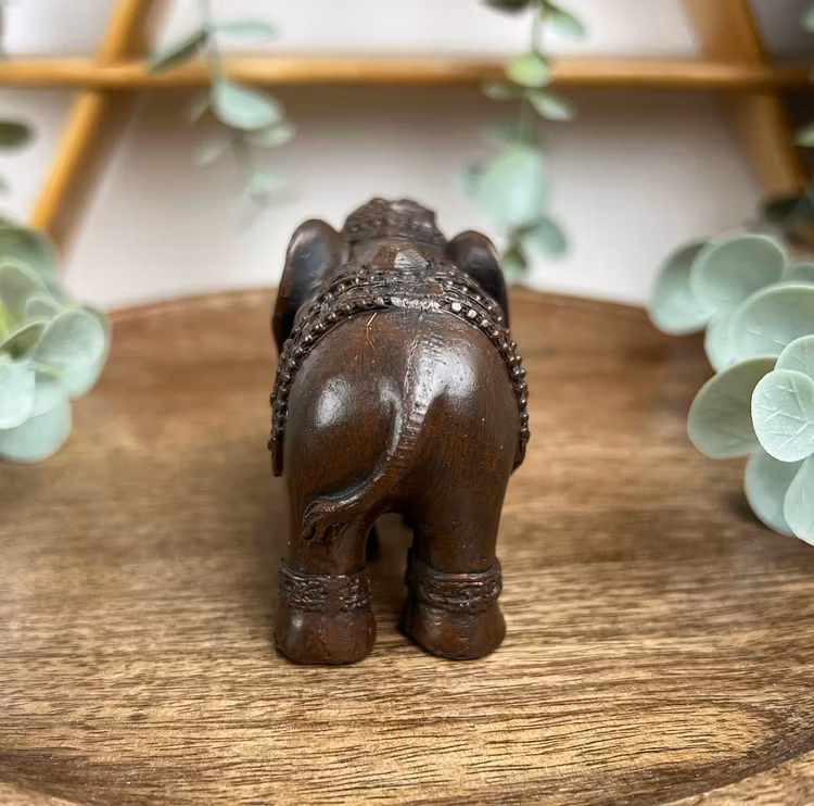 Rökelsehållare för rökelsepinnar elefant