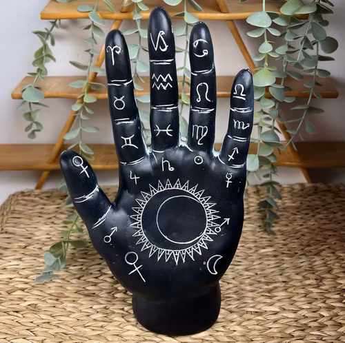 Mantrisk hand - Sol & Måne