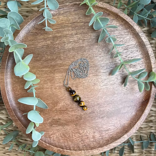 Cassiopeja halsband med Tigeröga