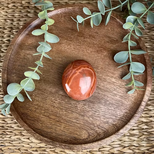 Polykromjaspis meditationssten (handsten) O