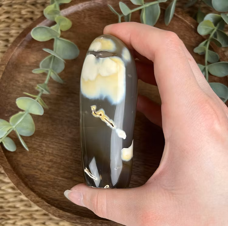 Orca agat (späckhuggaragat) friform D