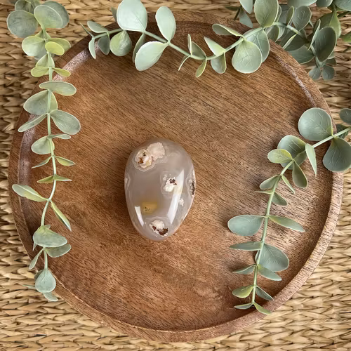 Blomstergat meditationssten (handsten) F