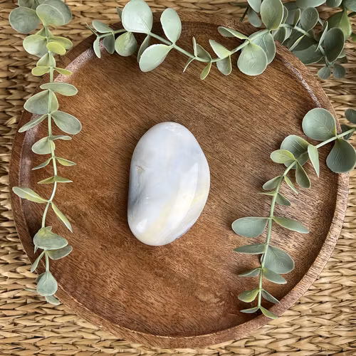 Agat medittionssten (handsten) A